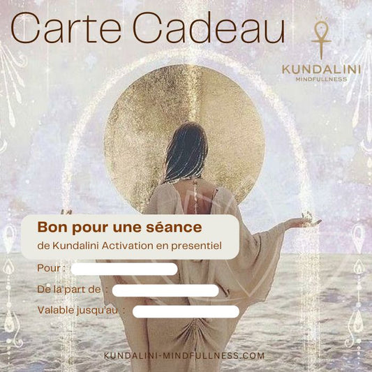 Carte cadeau soin énergétique en transconscience - Séance en présentiel
